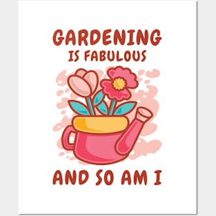 Fabulous Gardening Florist Botany Planting Flowers Posters and Art